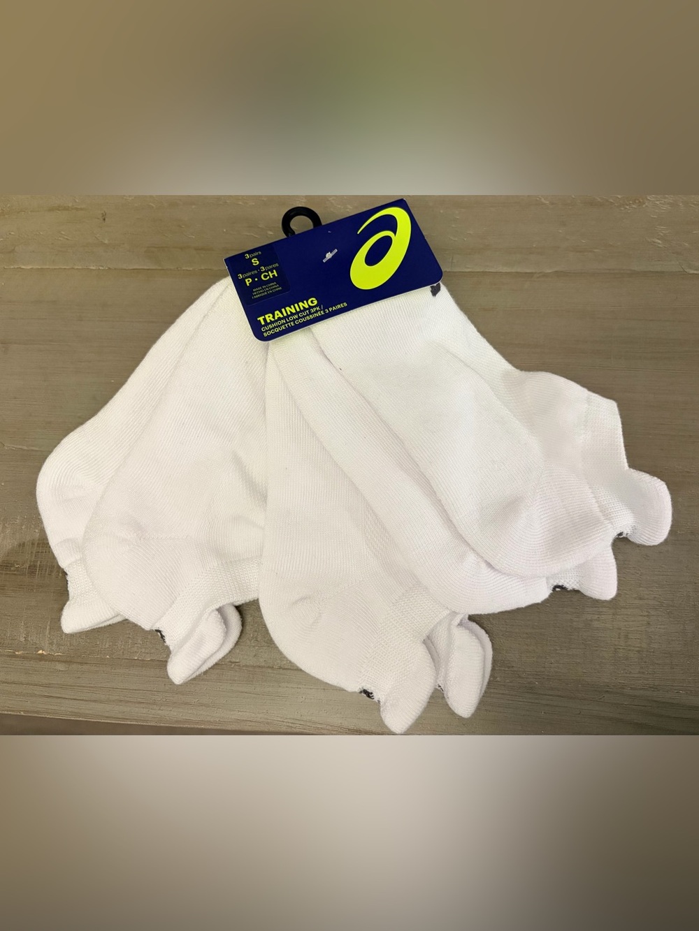 ASICS Women’s White Training Low-Cut Socks - 3 Pack